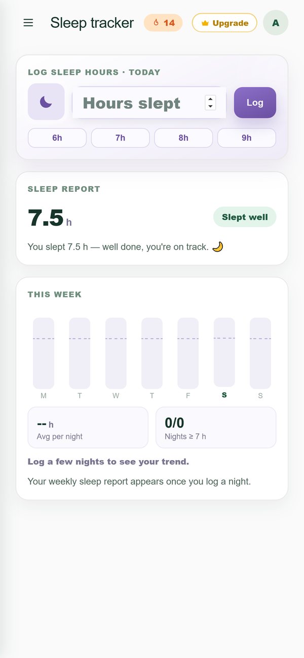 Sleep tracker